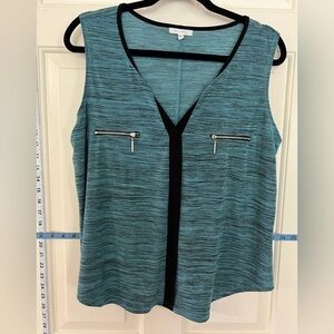 Ava James Sleeveless Top, XL